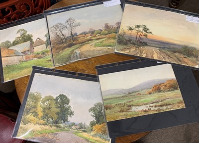 Lot 100 - Henry John Sylvester Stannard (1870-1951) Six...