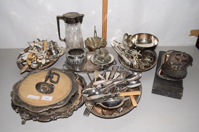 Lot 151 - Large mixed lot of various silver plated...