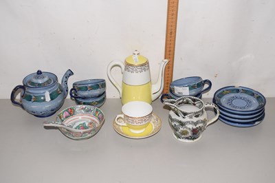 Lot 183 - Mixed Lot:  Italian pottery coffee set