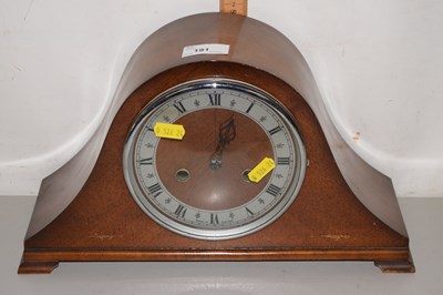 Lot 191 - A dome topped mantel clock