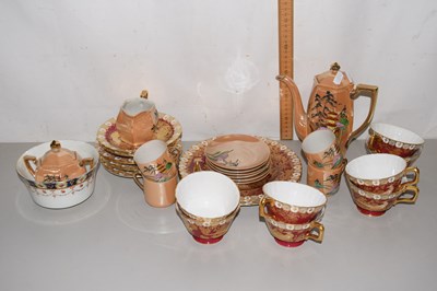 Lot 216 - Mixed Lot: Japanese tea wares and others