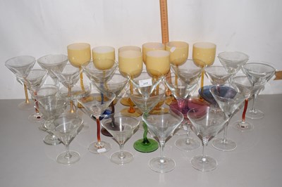Lot 217 - A collection of various 20th Century cocktail...