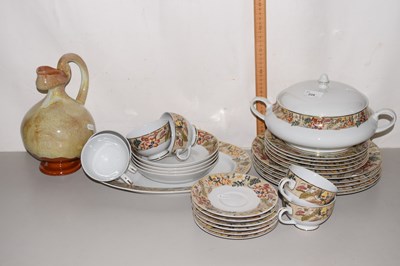 Lot 229 - Quantity of Laklain gilt decorated dinner...