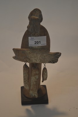 Lot 201 - A Studio Pottery model of a fisherman with...