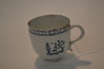 Lot 332 - An 18th Century Lowestoft porcelain coffee cup...