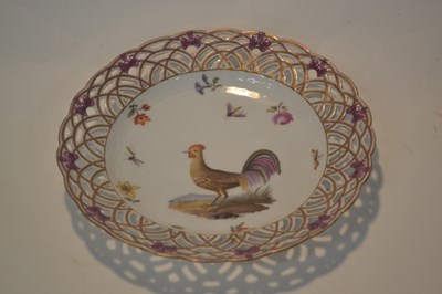 Lot 348 - A 19th Century Berlin porcelain plate, the...