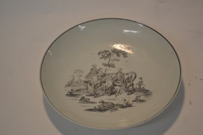 Lot 353 - 18th Century Worcester porcelain saucer dish...
