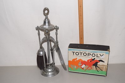 Lot 515 - A fireside companion and Totopoly board game