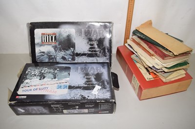 Lot 536 - Two Corgi models and a quantity of books