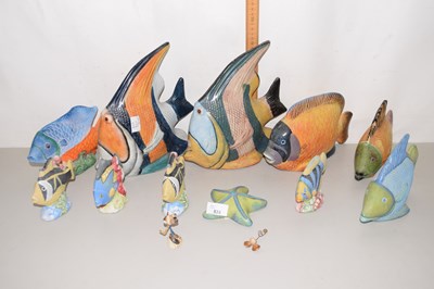 Lot 538 - Quantity of assorted fish figurines
