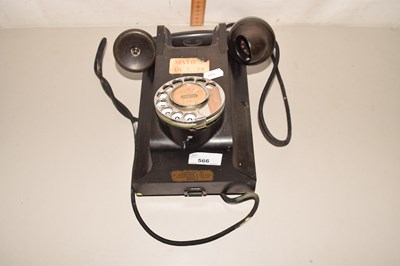 Lot 566 - A vintage telephone
