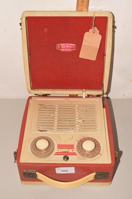 Lot 568 - A vintage radio
