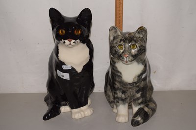 Lot 87 - Two Winstanley model cats