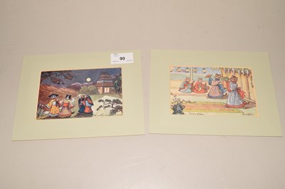 Lot 90 - Two postally used Louis Wain postcards