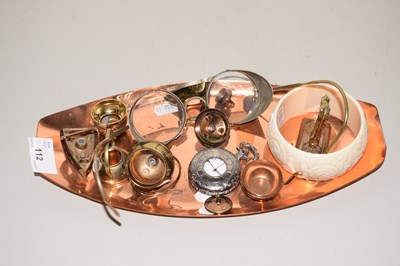 Lot 112 - Mixed Lot: Various miniature brass and copper...