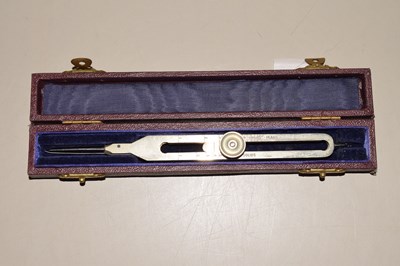 Lot 148 - A technical drawing proportional divider with...