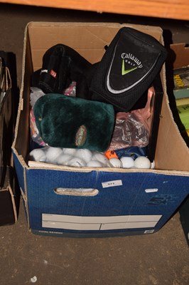 Lot 571 - Quantity of golf balls and other items