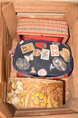 Lot 668 - Vintage sewing boxes