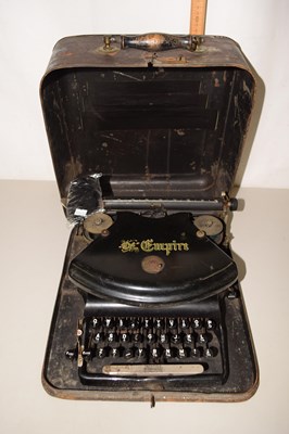 Lot 635 - The Empire typewriter, cased