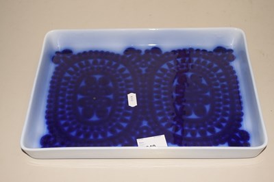 Lot 640 - Swedish blue dish