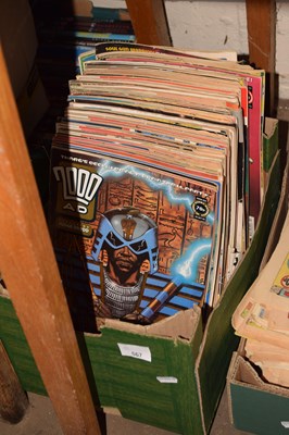 Lot 667 - Box of 2000AD comics