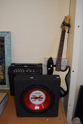 Lot 702 - A Legato electric guitar and amp together with...