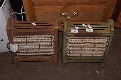 Lot 707 - Two vintage electric heaters (a/f)