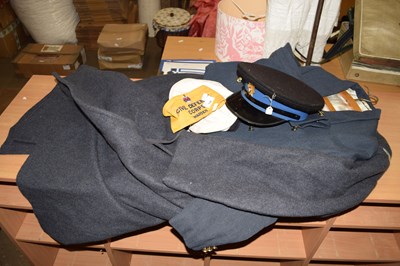 Lot 748 - An RAF overcoat, a military dinner jacket,...