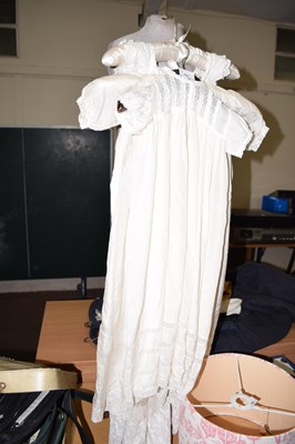 Lot 761 - A children's mannequin and three christening...
