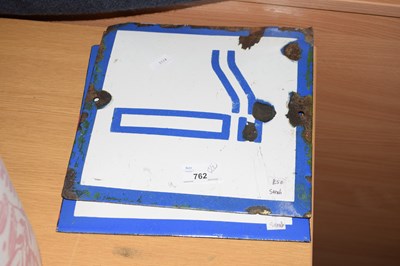 Lot 762 - Two vintage metal signs