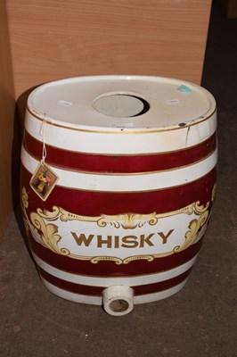 Lot 763 - A ceramic whisky barrel