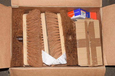 Lot 774 - Box of broom heads