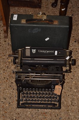 Lot 308 - A vintage Underwood typewriter and one other
