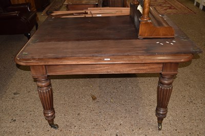 Lot 312 - A Victorian mahogany extending dining table on...