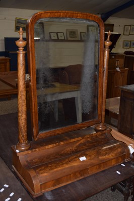 Lot 313 - A Victorian mahogany framed swing dressing...
