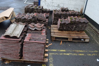 Lot 378 - Five pallets of Redland Grovebury roof tiles