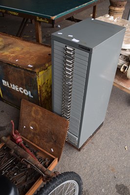 Lot 359 - A Bisley metal filing chest