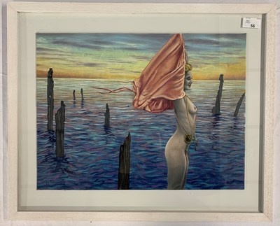 Lot 56 - Krys Leach (British, contemporary), 'Beacon',...
