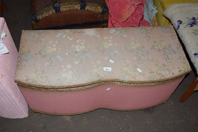 Lot 815 - A pink upholstered top chest and a quantity of...