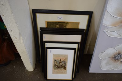 Lot 705 - MIXED LOT VARIOUS COLOURED PRINTS AND...
