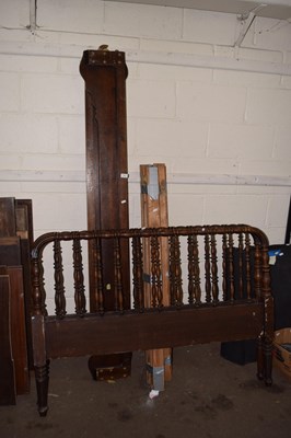 Lot 855 - A double bed frame (a/f)