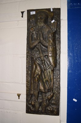 Lot 260 - Modern moulded fibreglass wall panel formed as...