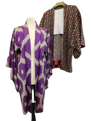 Lot 19 - Two kimono style robe/jackets, (2)