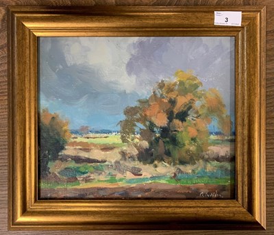 Lot 3 - Geoffrey Wilson (1920-2010), 'Marshland at...