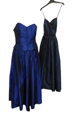 Lot 52 - Two cocktail dresses: including a strapless...