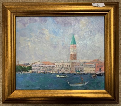 Lot 5 - Geoffrey Wilson (1920-2010), Venetian scene,...