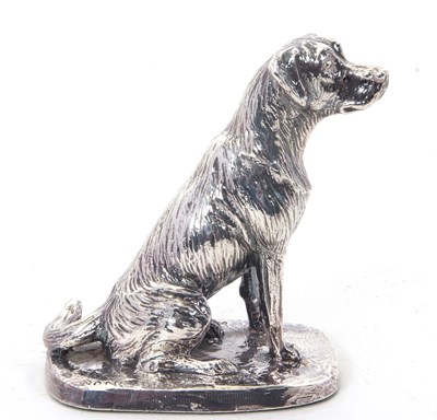 Lot 15 - A Camelot silver ware naturalistic model of a...