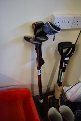 Lot 723 - MIXED LOT VARIOUS GOLF CLUBS TO INCLUDE HIPPO,...