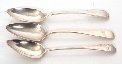 Lot 48 - Mixed Lot: Provincial Scottish tablespoon...