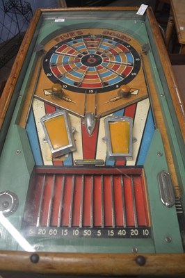 Lot 399 - Vintage pinball game marked Five's Board, the...